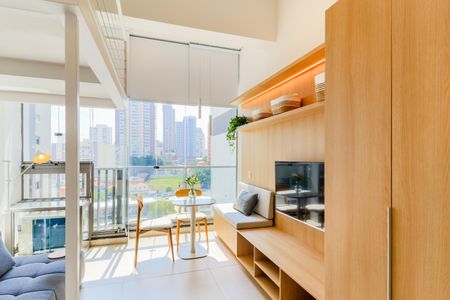 Studio para alugar com 29m², 1 quarto e sem vagaSala/Quarto