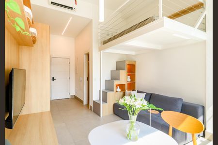 Studio para alugar com 29m², 1 quarto e sem vagaSala/Quarto