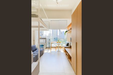 Studio para alugar com 29m², 1 quarto e sem vagaSala/Quarto