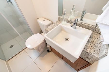 Studio à venda com 22m², 1 quarto e sem vaga Studio à venda com 22m², 1 quarto e sem vagaBanheiro