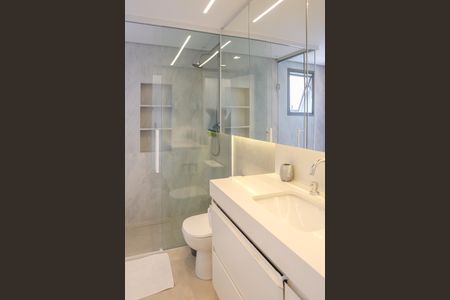 Apartamento para alugar com 147m², 3 quartos e 2 vagasBanheiro da Suíte 1