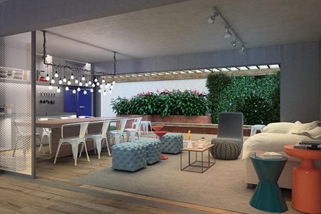 Apartamento à venda com 58m², 1 quarto e 1 vagaÁrea comum