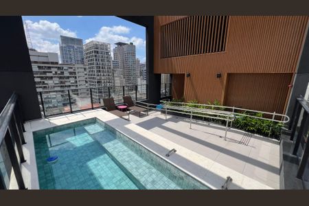 Studio para alugar com 27m², 1 quarto e sem vagaÁrea comum - Piscina