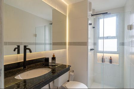 Apartamento à venda com 45m², 1 quarto e 1 vaga Apartamento à venda com 45m², 1 quarto e 1 vagaBanheiro da Suíte