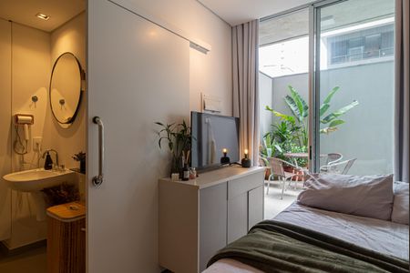 Studio para alugar com 33m², 1 quarto e sem vagaSala/Quarto