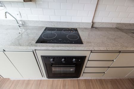 Apartamento para alugar com 44m², 1 quarto e 1 vagaDetalhe da cozinha