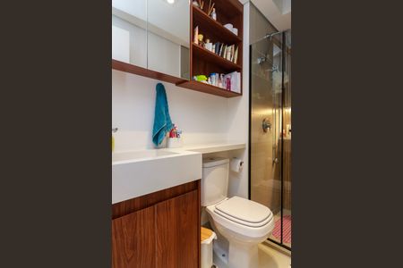 Casa de condomínio à venda com 108m², 2 quartos e 2 vagasSuíte 1 - Banheiro