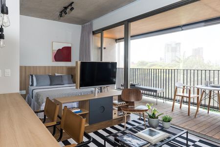 Apartamento à venda com 44m², 1 quarto e 1 vaga Apartamento à venda com 44m², 1 quarto e 1 vagaFoto 01