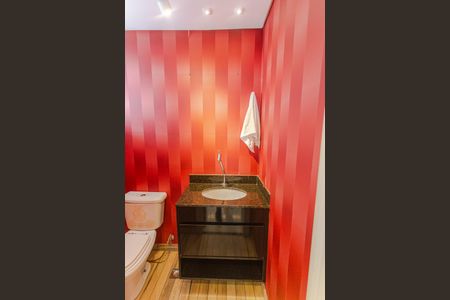 Apartamento à venda com 180m², 3 quartos e 2 vagasLavabo do Espaço Gourmet na Cobertura