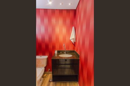 Apartamento à venda com 180m², 3 quartos e 2 vagasLavabo do Espaço Gourmet na Cobertura