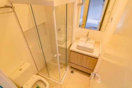 Studio à venda com 25m², 1 quarto e sem vaga Studio à venda com 25m², 1 quarto e sem vagaBanheiro
