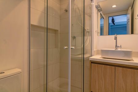 Studio à venda com 25m², 1 quarto e sem vaga Studio à venda com 25m², 1 quarto e sem vagaBanheiro