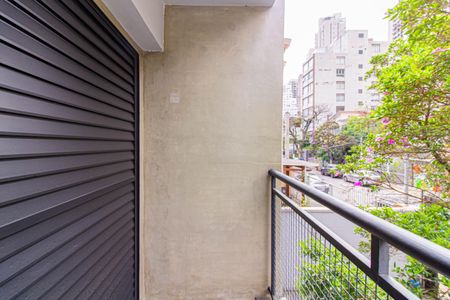 Studio para alugar com 28m², 1 quarto e 1 vagaVaranda