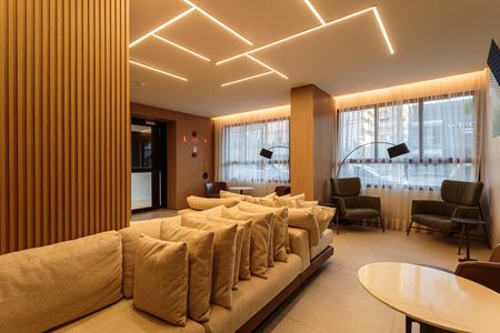 Studio à venda com 24m², 1 quarto e sem vaga Studio à venda com 24m², 1 quarto e sem vagaHall social