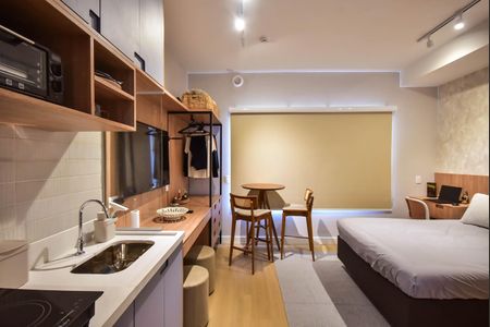 Studio à venda com 25m², 1 quarto e sem vaga Studio à venda com 25m², 1 quarto e sem vagaSala