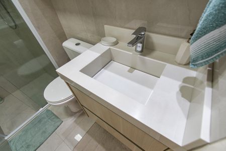 Apartamento à venda com 57m², 2 quartos e 1 vagaBanheiro da suíte