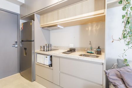 Studio à venda com 26m², 1 quarto e sem vagaCozinha