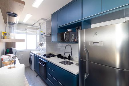Cozinha de apartamento à venda com 2 quartos, 50m² em Vila California, São Paulo
