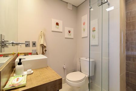 Apartamento à venda com 74m², 1 quarto e 2 vagasBanheiro da Suíte