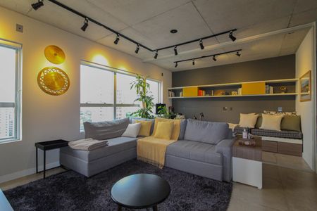 Apartamento à venda com 74m², 1 quarto e 2 vagasSala