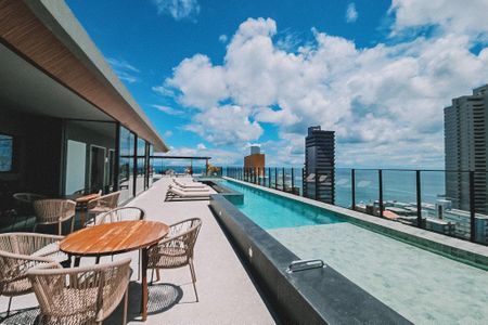 Apartamento para alugar com 28m², 1 quarto e 1 vagarooftop piscina