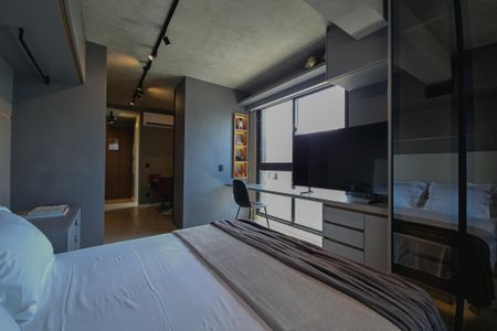 Apartamento para alugar com 28m², 1 quarto e 1 vagaquarto