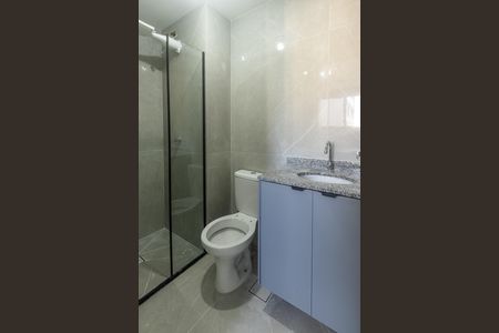 Apartamento para alugar com 27m², 1 quarto e sem vaga Apartamento para alugar com 27m², 1 quarto e sem vagaBanheiro da Suíte