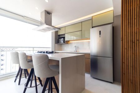 Apartamento à venda com 93m², 2 quartos e 2 vagasVaranda da Sala - Cozinha