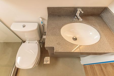 Apartamento à venda com 80m², 2 quartos e 1 vagaBanheiro da Suíte