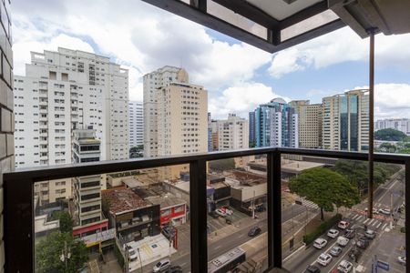 Studio à venda com 39m², 1 quarto e 1 vagaVaranda