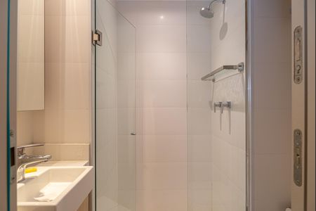 Studio para alugar com 24m², 1 quarto e sem vaga Studio para alugar com 24m², 1 quarto e sem vagaBanheiro