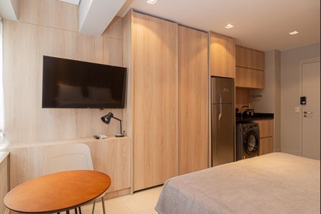 Studio para alugar com 24m², 1 quarto e sem vagaQuarto