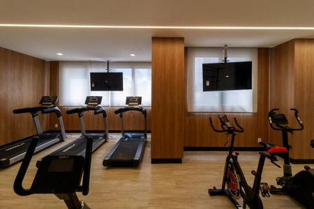 Apartamento para alugar com 51m², 1 quarto e 1 vaga Apartamento para alugar com 51m², 1 quarto e 1 vagaAcademia