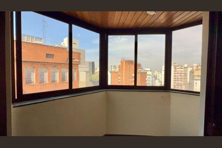 Varanda da Sala de apartamento à venda com 3 quartos, 160m² em Cerqueira César, São Paulo
