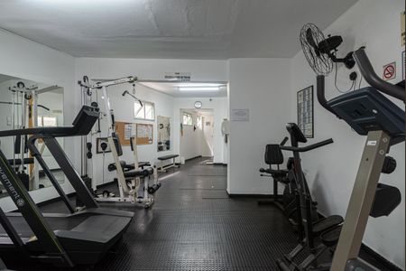 Apartamento para alugar com 38m², 1 quarto e 1 vaga Apartamento para alugar com 38m², 1 quarto e 1 vagaÁrea comum - Academia