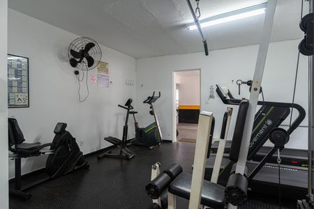 Apartamento para alugar com 38m², 1 quarto e 1 vaga Apartamento para alugar com 38m², 1 quarto e 1 vagaÁrea comum - Academia