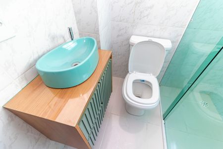 Casa de condomínio para alugar com 90m², 2 quartos e 1 vaga Casa de condomínio para alugar com 90m², 2 quartos e 1 vagaBanheiro