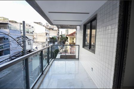 Varanda da Sala de apartamento para alugar com 3 quartos, 90m² em Vila Isabel, Rio de Janeiro