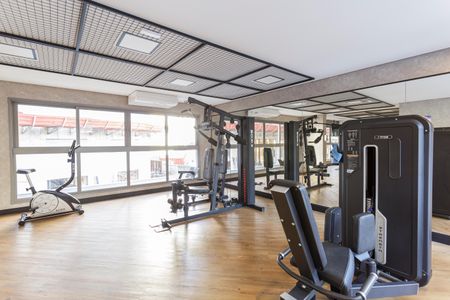 Studio à venda com 27m², 1 quarto e sem vaga Studio à venda com 27m², 1 quarto e sem vagaÁrea comum - Academia