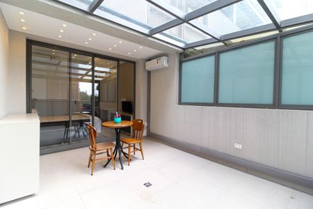 Studio para alugar com 35m², 1 quarto e sem vagaVaranda