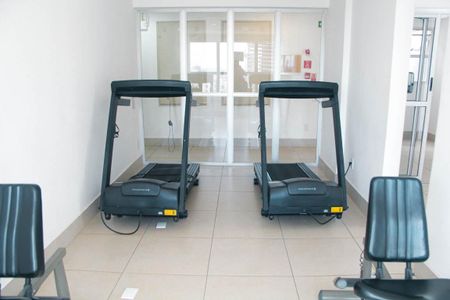 Apartamento para alugar com 40m², 1 quarto e 1 vaga Apartamento para alugar com 40m², 1 quarto e 1 vagaÁrea comum - Academia
