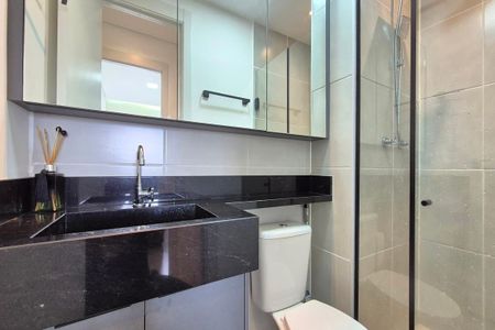 Banheiro Social de apartamento para alugar com 2 quartos, 38m² em Residencial Parque da Fazenda, Campinas