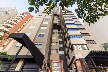 Apartamento para alugar com 38m², 1 quarto e 1 vaga Apartamento para alugar com 38m², 1 quarto e 1 vagaFachada