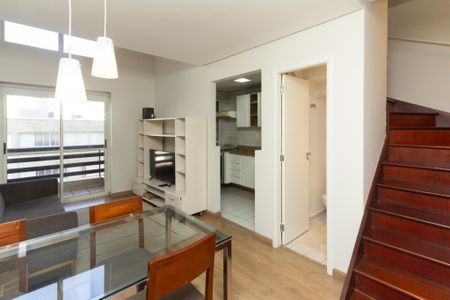 Apartamento para alugar com 63m², 1 quarto e sem vaga Apartamento para alugar com 63m², 1 quarto e sem vagaSala