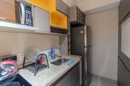 Studio à venda com 32m², 1 quarto e sem vagaCozinha