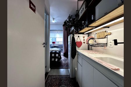 Studio à venda com 17m², 1 quarto e sem vagaCozinha