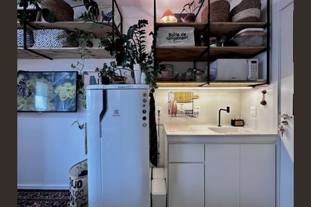 Studio à venda com 17m², 1 quarto e sem vagaCozinha