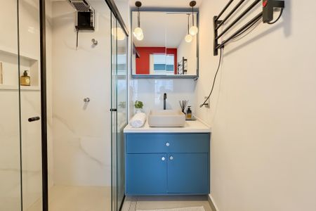 Studio para alugar com 27m², 1 quarto e sem vagaBanheiro