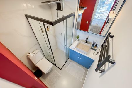 Studio para alugar com 27m², 1 quarto e sem vagaBanheiro