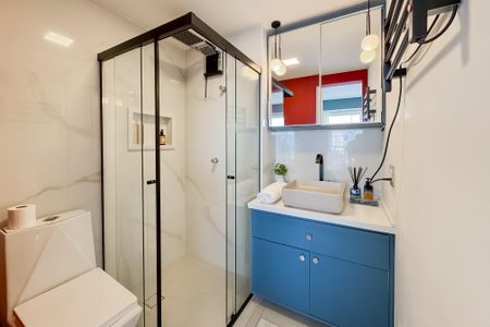 Studio para alugar com 27m², 1 quarto e sem vagaBanheiro